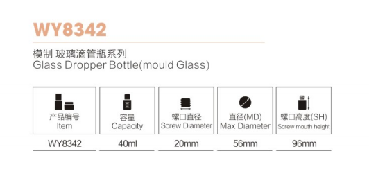 Frasco cuentagotas negro UV Comestic para embalaje